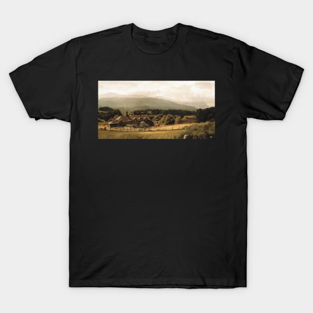 Cadair Idris, Wales - Original Illustration T-Shirt by synchroelectric